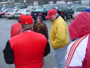 Mrs. Lamanna stopped by for a chat